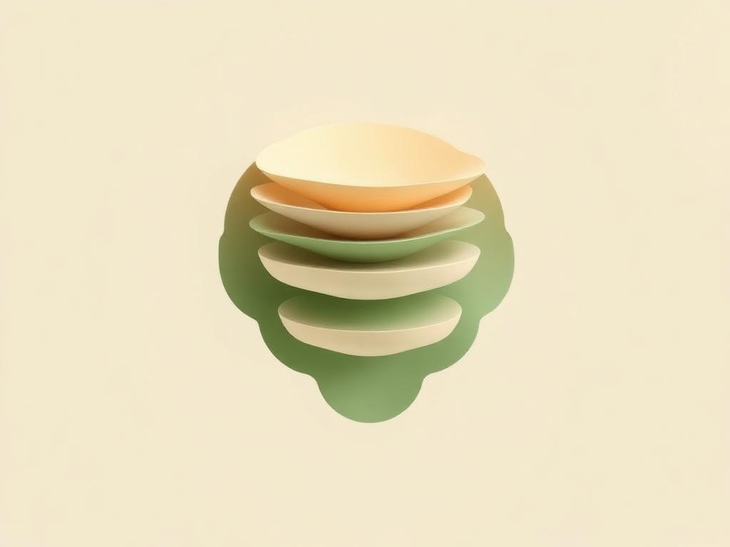 Layered abstract illustration of consciousness